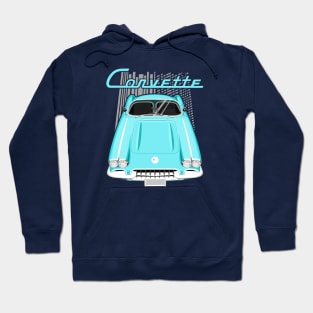 Corvette C1 1958-1960 - Turquoise Hoodie